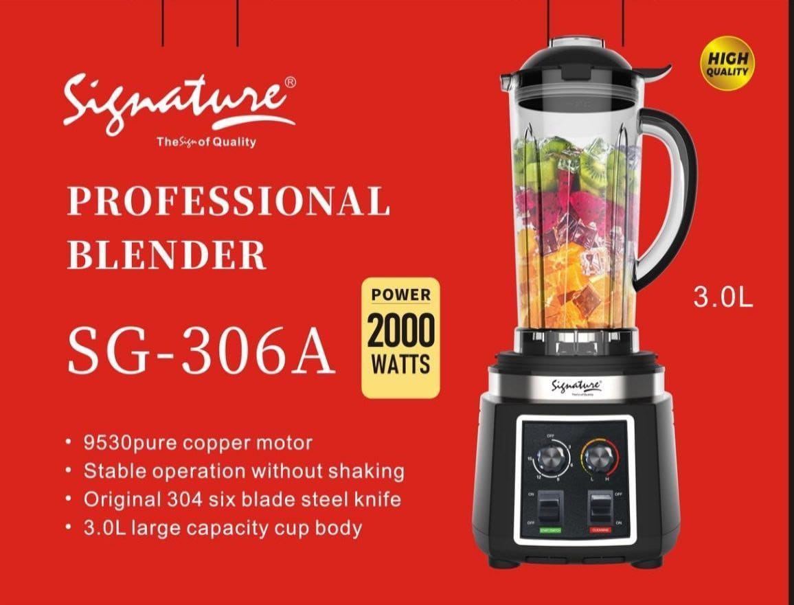 New Commercial Blender with 3.0 Ltr Jar  2000W (SG-306A)