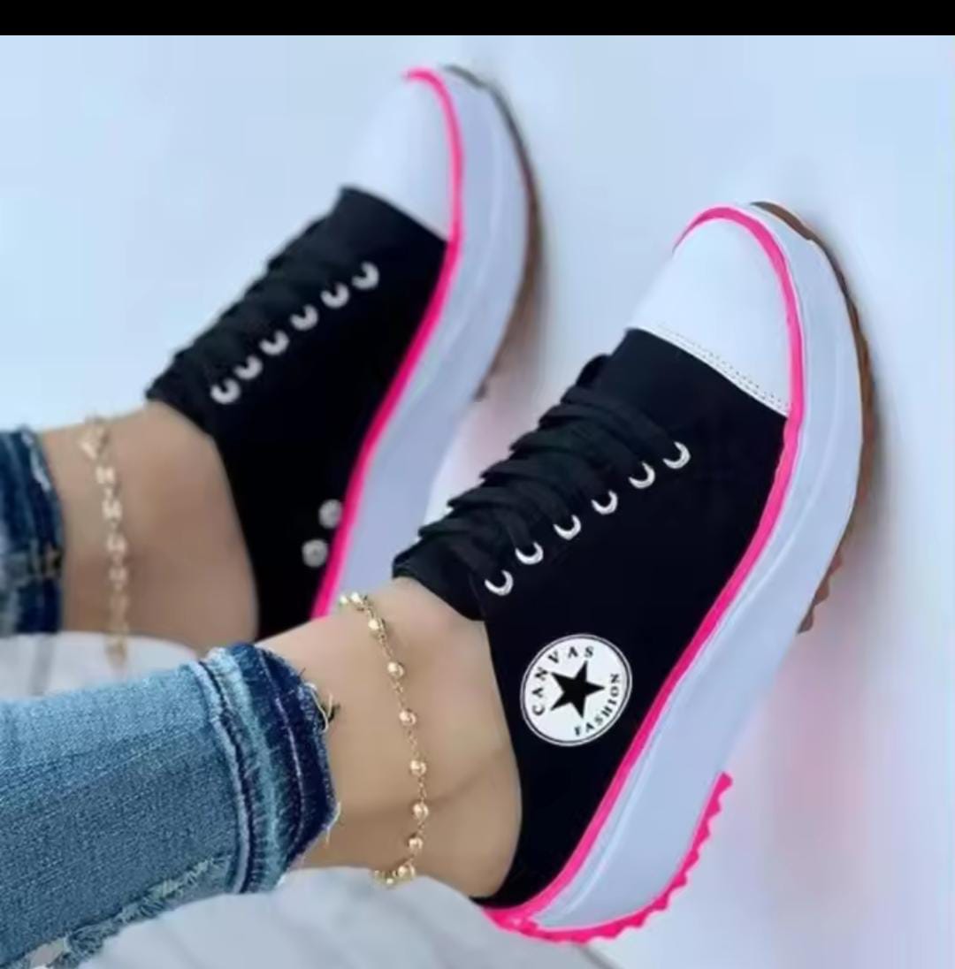 Mule-like canvas rubbers Sizes....37-42