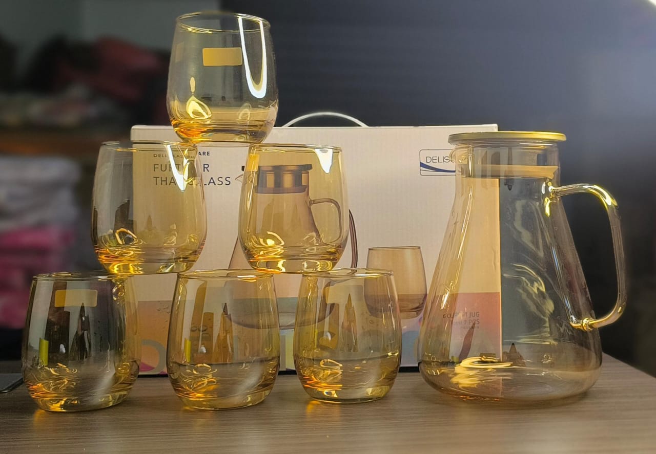 Borosilicate Glassware 7 pc Glass Set