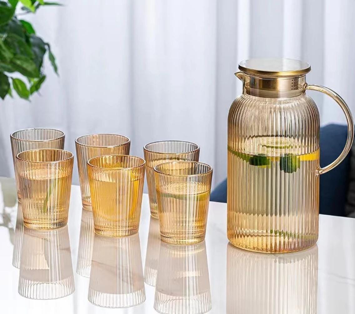 *Borosilicate Glassware 7 pc Glass set