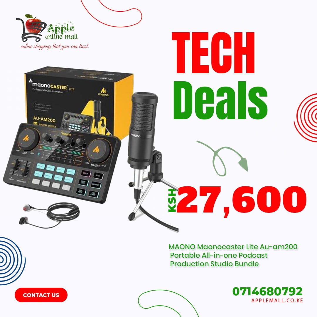 MAONO Maonocaster Lite Au-am200 Portable All-in-one Podcast Production Studio Bundle