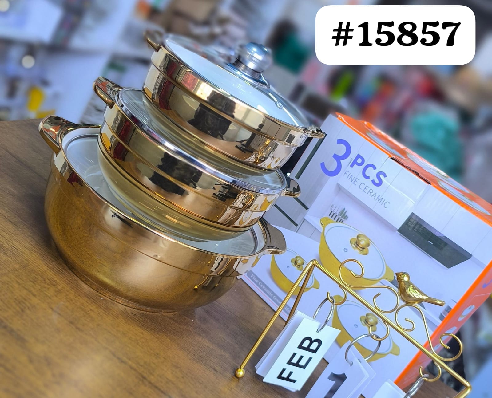 3 Pc Ceramic Serving Bowls