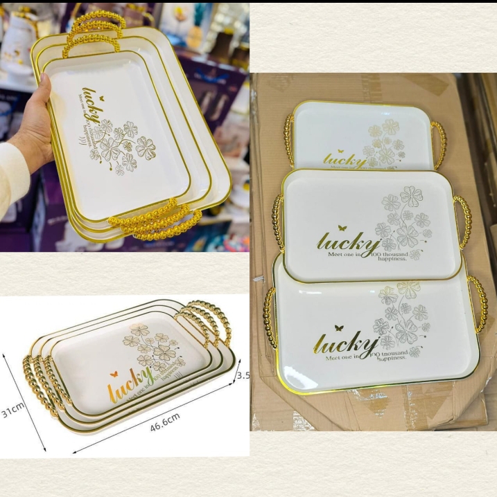 Main image of *3pc  Exquisite Serving Tray Set *