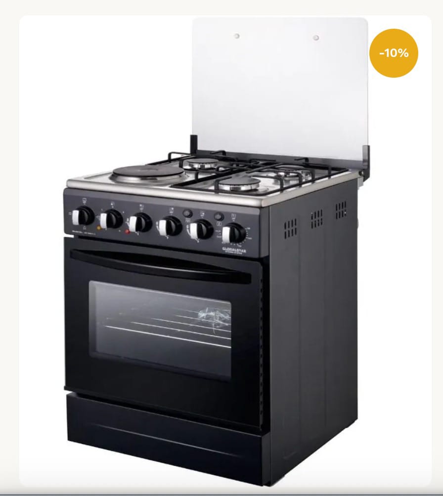 GLOBALSTAR COOOKER 3+1,KZ650,ELECTRIC OVEN  60*60,Jet burners,