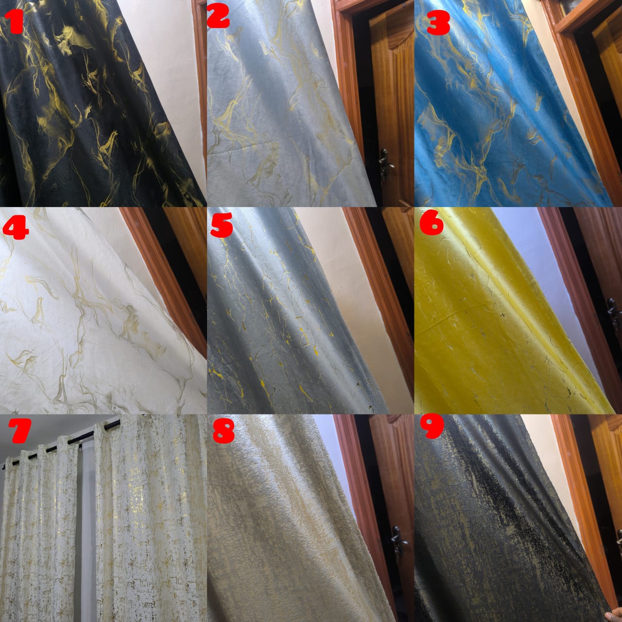 2 pc Curtains Without Sheer