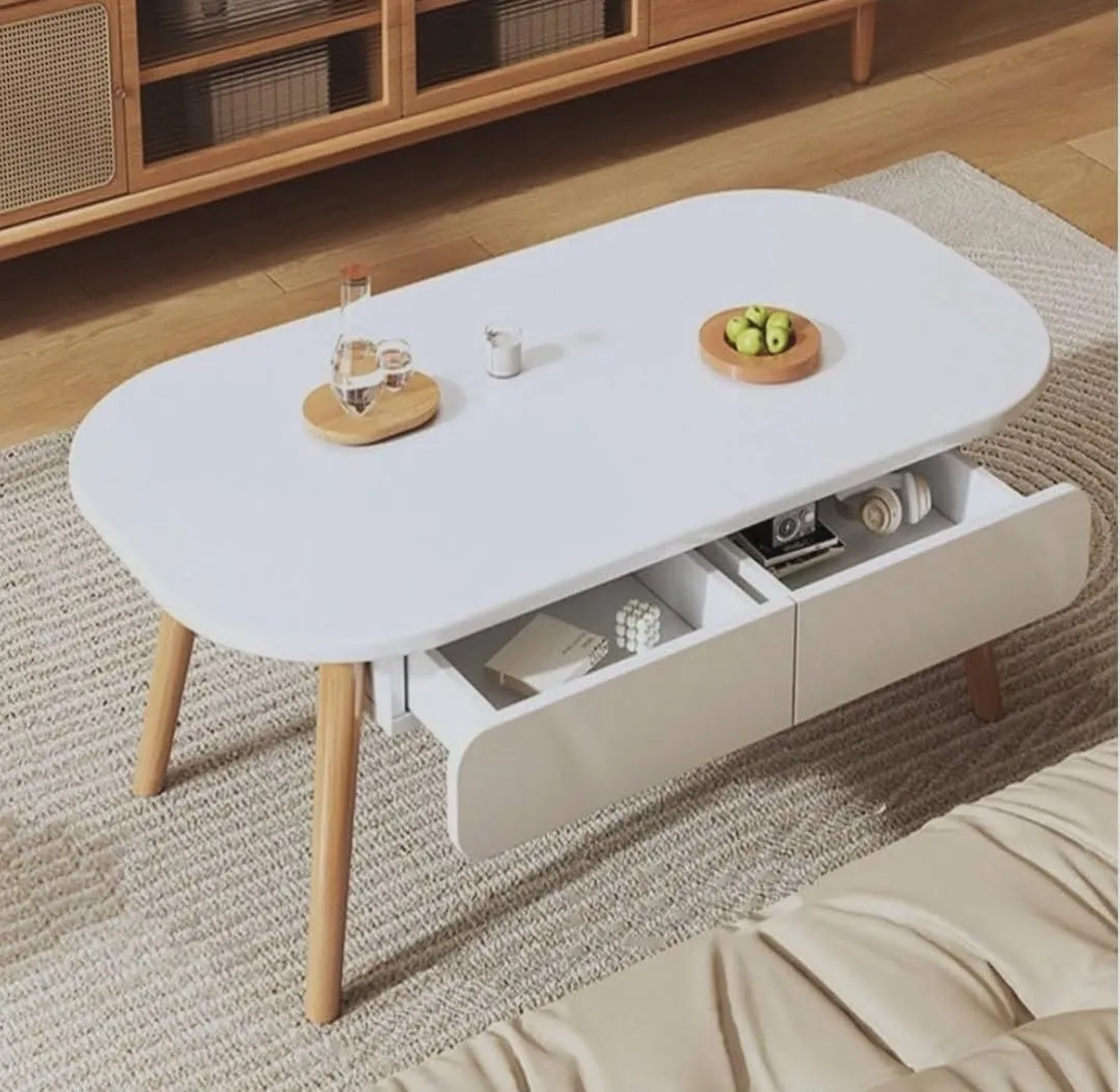Coffee table with inbuilt storage drawers - Image 2
