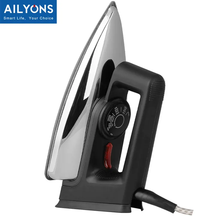 AILYONS HD-199A Electric Dry Iron Box Silver & Black (1YR WRTY) - Image 3