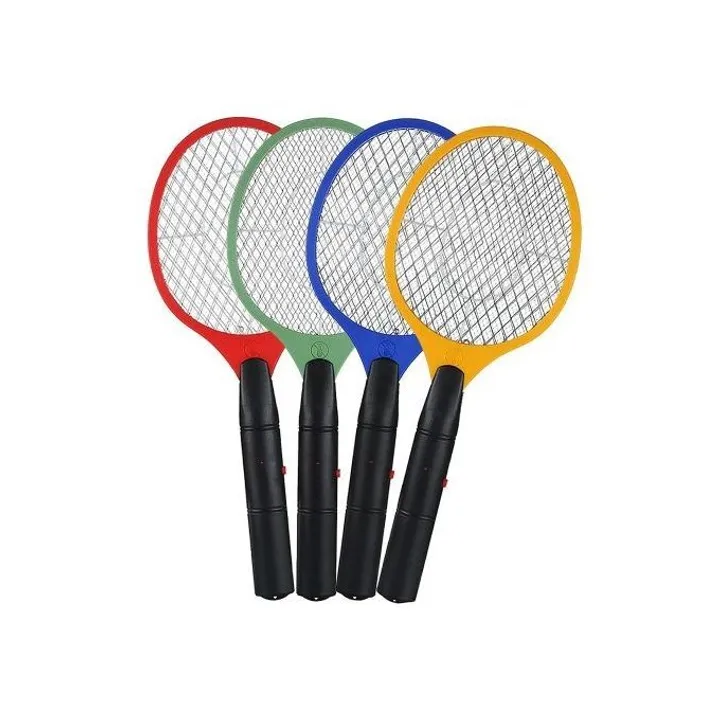 Mosquito Swatter Killer Led Light Hand-Held Racket Kitchen Room Electric Fly Insect Zapper Killer-Assorted Colors Assorted Colors S