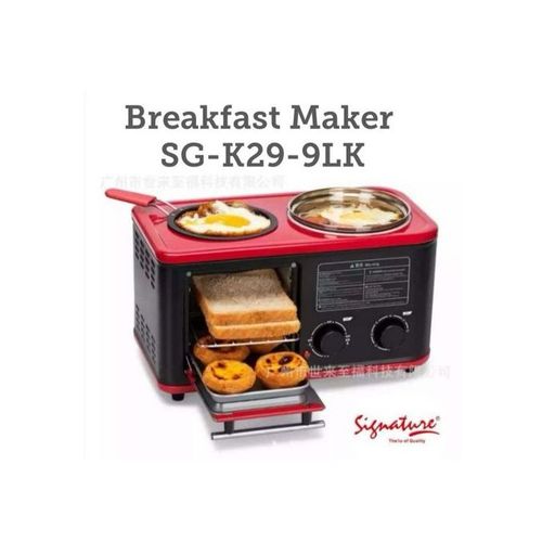 Signature 4 In 1 Multi Function Breakfast Maker Machine With An Oven - Image 3
