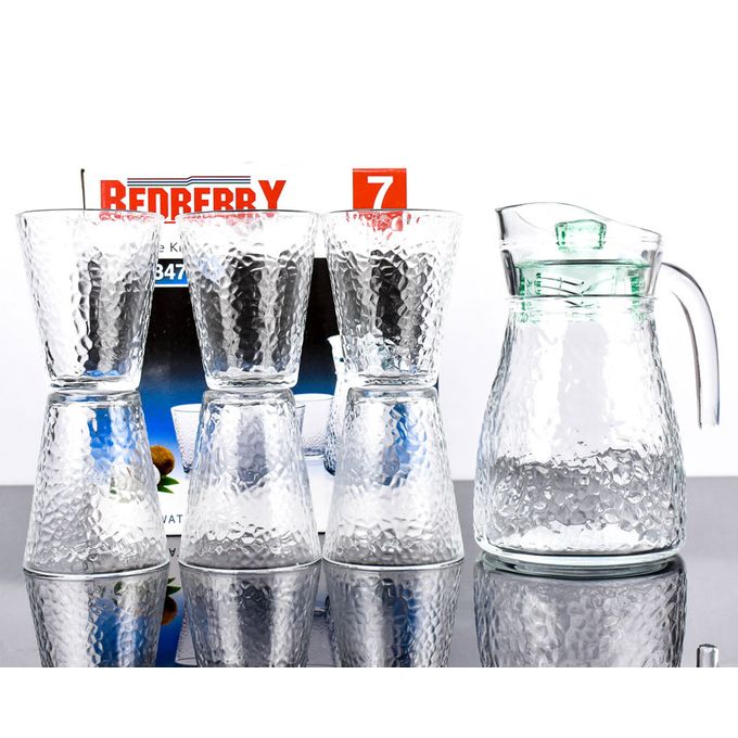 Redberry Glass Water Set 7pcs