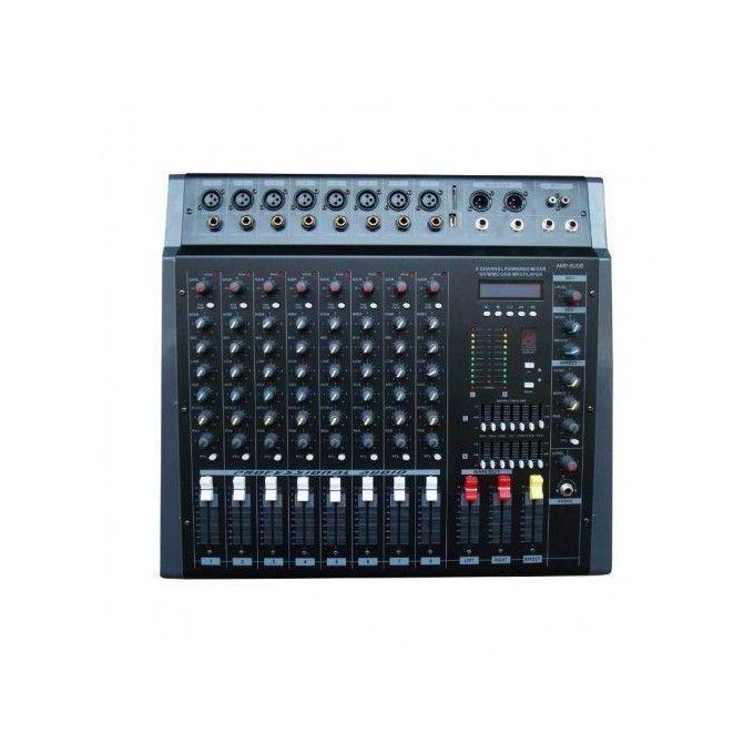 Max 8 Channel Powered Mixer Bluetooth USB