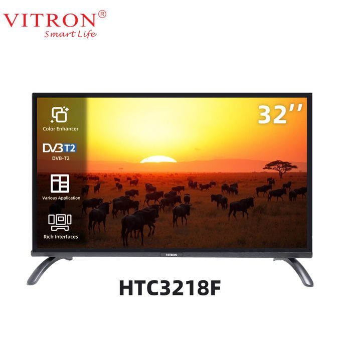 Vitron HTC3218F - 32" HD Frameless LED Digital TV (1YR WRTY) - Black