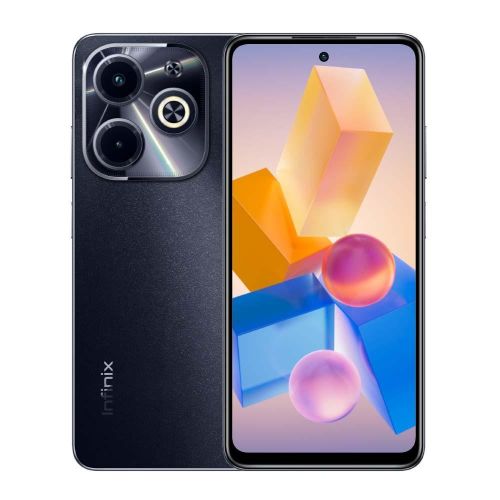 Infinix Hot 40i, 6.56", 128GB + 4GB, 5000 mAh, 4G, Dual SIM - Starlit Black - Image 2