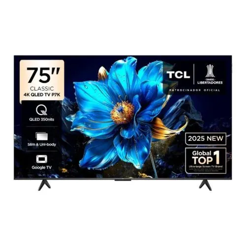TCL 75T6C 75" QLED Smart TV - 4K, Google TV, 2GB RAM, 16GB Storage