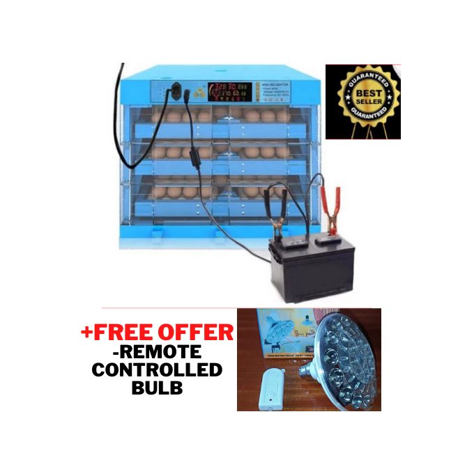 192 Egg Incubator Intelligent Automatic Egg Hatcher -can Use Electricity, Solar Or Battery.