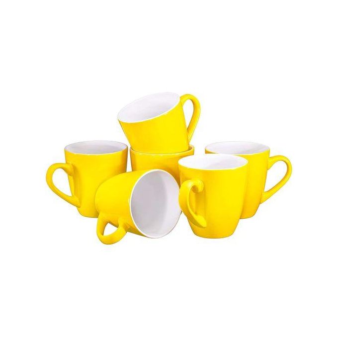 Classic Ceramic Mugs For Tea/Coffee Set(6) (Vikombe)