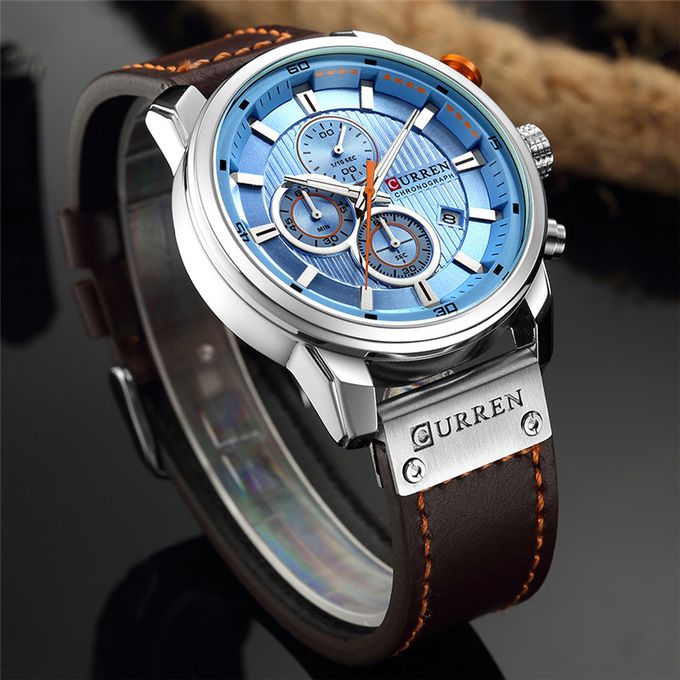 Curren Waterproof Calendar Quartz Business Watch Men's - Image 2