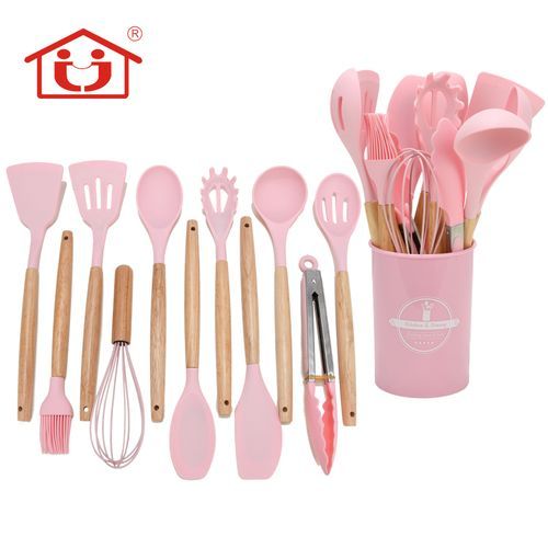 12 Pcs Silicone Cooking Utensils Kitchen Utensil Set