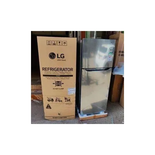 LG No Frost Refrigerator 234 Litres Double Door Refrigerator Top Mounted Freezer Silver - Image 2