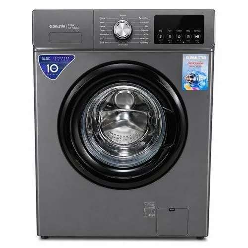 GS-800GT Front Load Washing Machine 8KG, BLDC Inverter Motor, Fully Automatic, Energy Saving – Grey - Image 2
