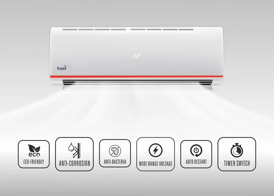 Icona split type Air conditioner 12000 BTU - Image 4