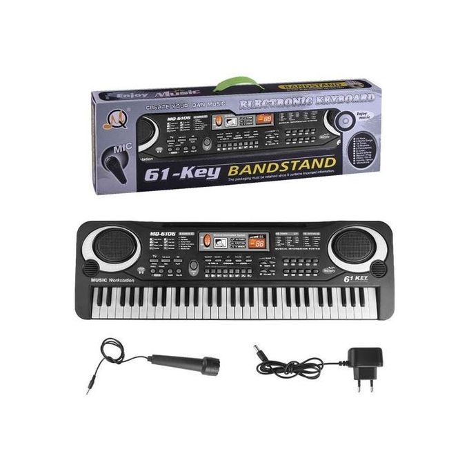 Keyboard Kids 61 Key Electronic Digital Piano + Microphone Edcational