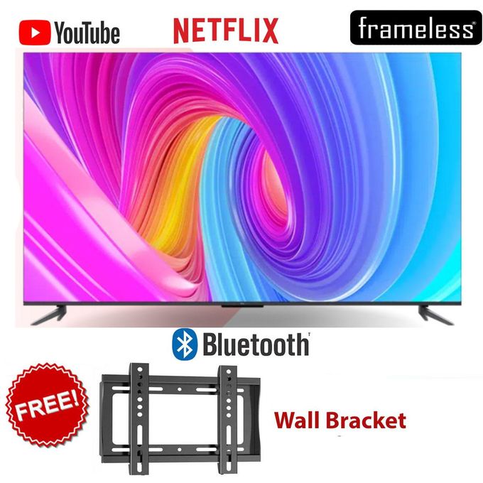 Vision Plus 50" Inch Frameless 4K Bluetooth Android 11,Netflix,Youtube+Bracket