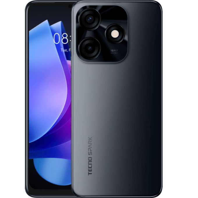 Tecno Spark 40 Pro Plus, 6.78'' , 256GB RAM +8GB ROM (+8GB Extended), 5200mAh - Black