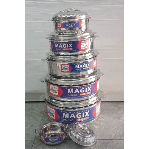 Magix 6 Pcs Stainless Steel Hotpot Set