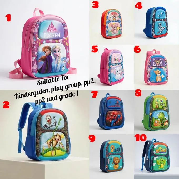 Kids School Backpack for Kindergarten Playgroup PP1 PP2 and Grade 1 - Image 2
