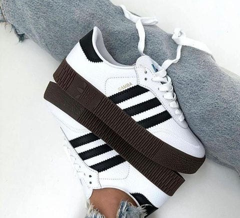 Main image of Samba Double sole white.