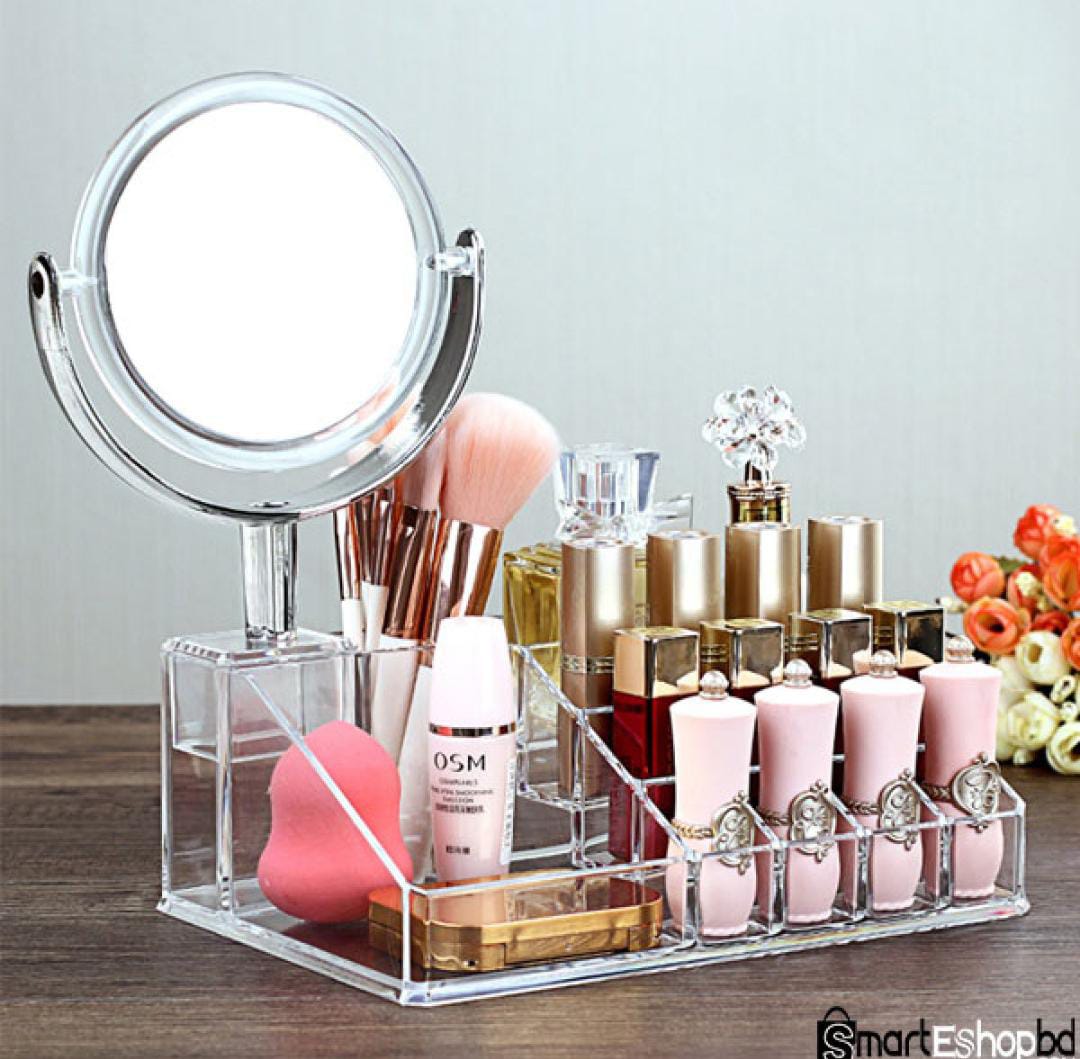Acrylic cosmetic organiser
