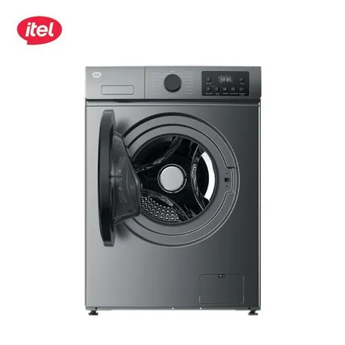 Itel  Washing Machine 8KG Front Load Wash and Spin IXQG80-AE - Grey (1 YR WRTY) - Image 2