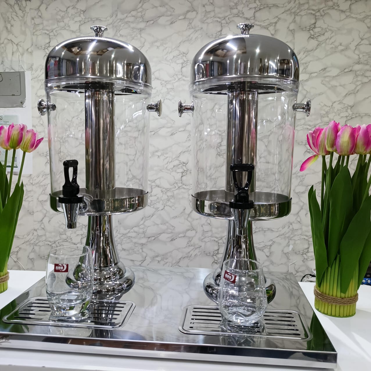 Stainless steel Double Juice Dispenser - Image 2