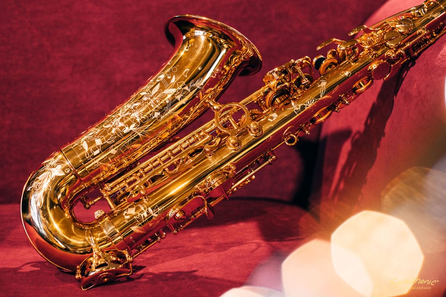 Main image of Henri Selmer Alto (White/Blue/Gold/Red Saxophone