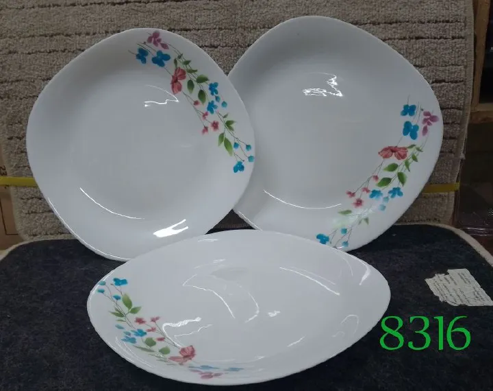 Ceramic 11 inches square plates 8316 - Image 2