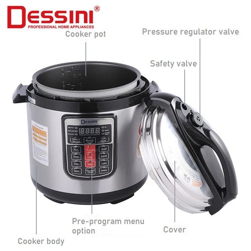 Dessini ELECTRIC PRESSURE COOKER 6 LITRES WITH TIMER - Image 2