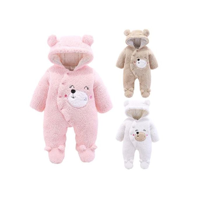 Fashion Baby Warm Heavy Pink Rompers.kids