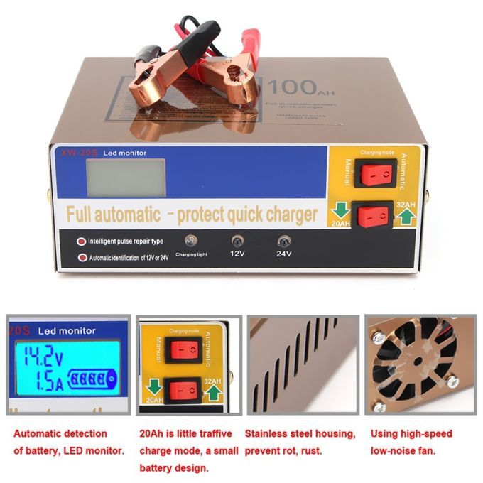 12V|24V 110V|220V Battery Chargers For Trucks And Motorcycles - Image 4