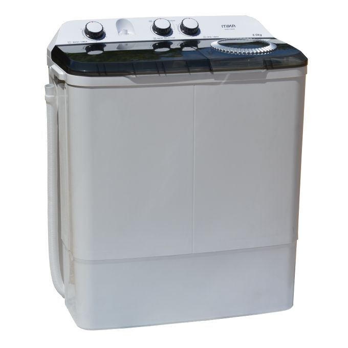 Mika Washing Machine 8kg Twin Tub, MWSTT2208 White & Grey(1YR WRTY). - Image 2