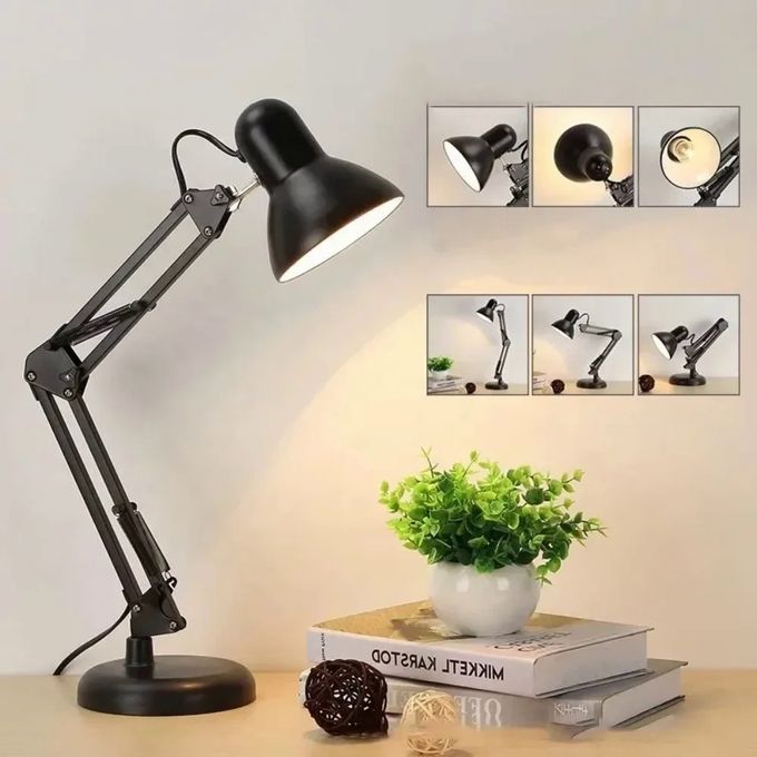 Modern Folding Iron Long Arm Table Light Bedroom Side Reading Lamp Home Decor Table Lamp - Image 4