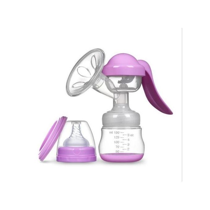 Healthy Manual Breast Pump + FREE Baby Bottle Cap - Image 2