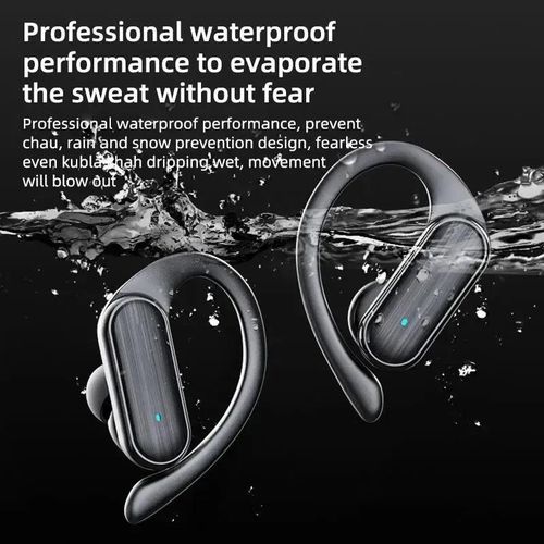 Earphones Wireless Bluetooth EarHooks Touch Control Earbuds