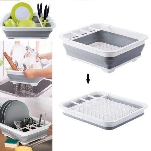 Collapsible Silicone dish rack - Image 3