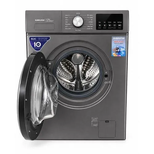 GS-800GT Front Load Washing Machine 8KG, BLDC Inverter Motor, Fully Automatic, Energy Saving – Grey - Image 3