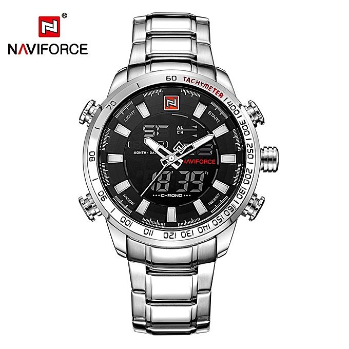 Naviforce Fashion 9093 SBW 2In1 Digital Watch Men's Watches 2 - Image 3