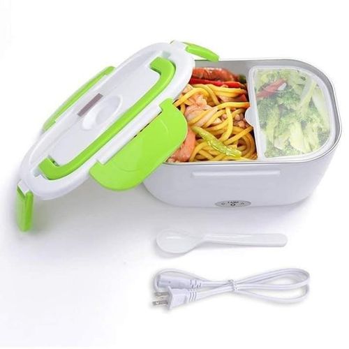 Electric Heated Lunch Box Food Warmer With Partitions - Image 2