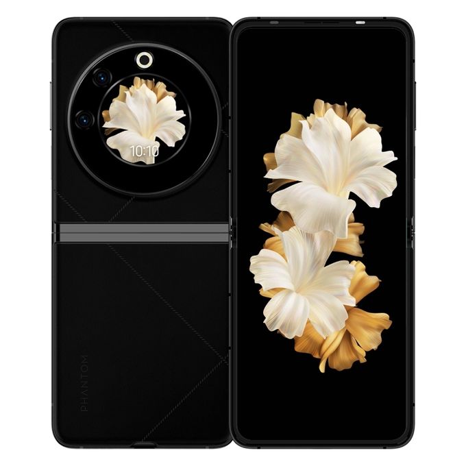 Tecno Phantom V Flip 5G, 256GB + 8GB RAM (Single SIM) 4000mAh, Iconic Black - Image 3