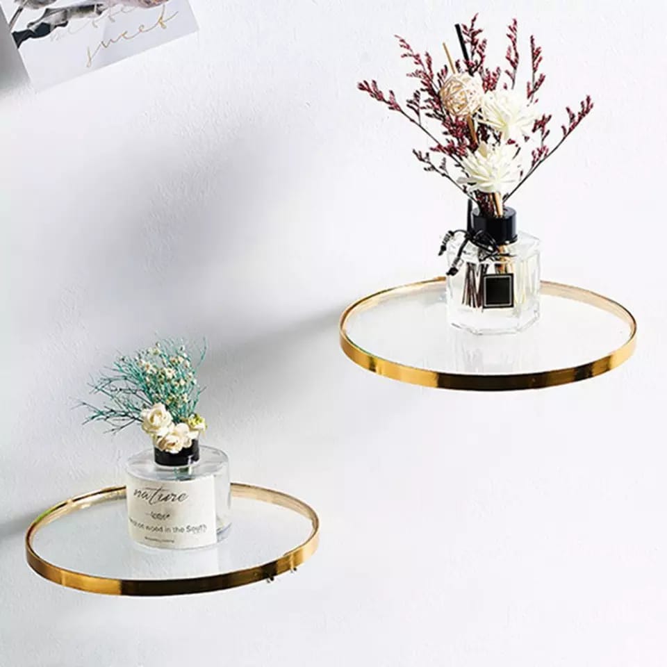 3 set Nordic Style Glass floating shelf - Image 3