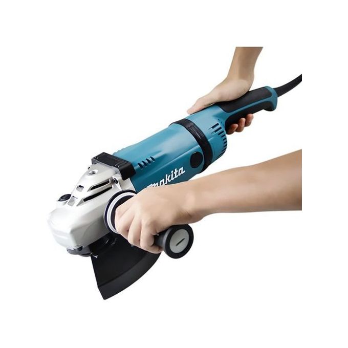 Makita 9inch Commercial | Industrial Angle Grinder 2100W + Free Cutting Disk - Image 2